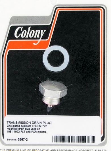 TRANSMISSION DRAIN PLUG